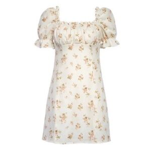 Reformation NWOT Linen Robles Dress in Mildred | Size 12 | Orig $248